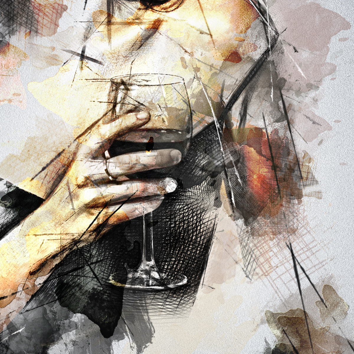 Woman & wine #06